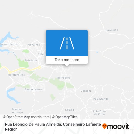 Rua Leôncio De Paula Almeida map