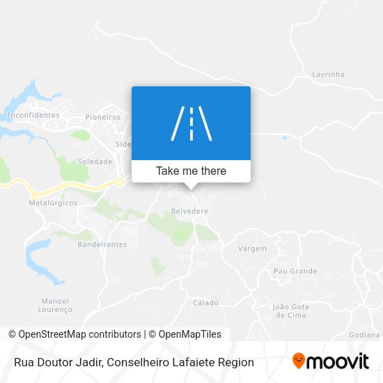 Rua Doutor Jadir map