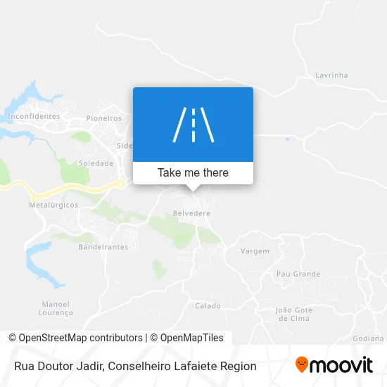 Rua Doutor Jadir map