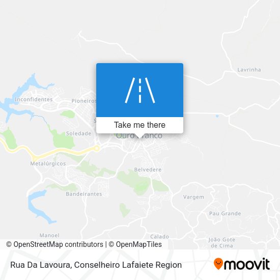 Rua Da Lavoura map