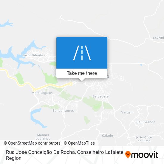 Rua José Conceição Da Rocha map