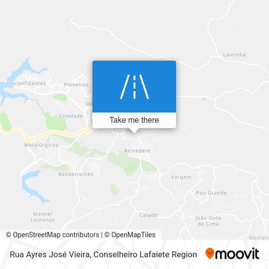 Rua Ayres José Vieira map