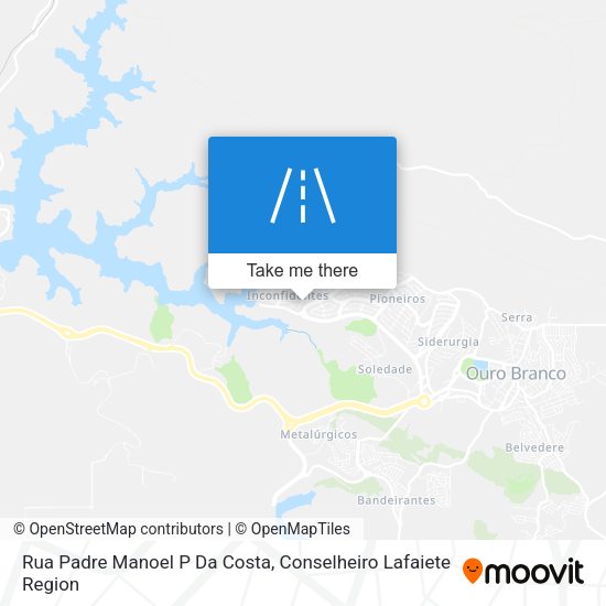 Rua Padre Manoel P Da Costa map
