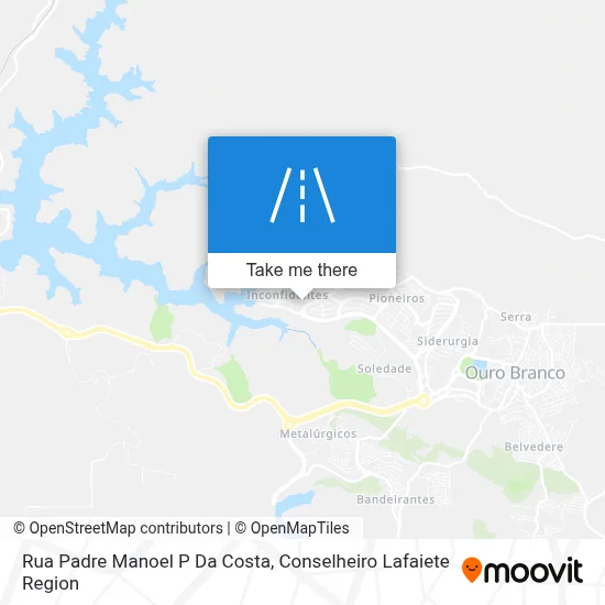 Rua Padre Manoel P Da Costa map