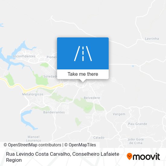 Rua Levindo Costa Carvalho map