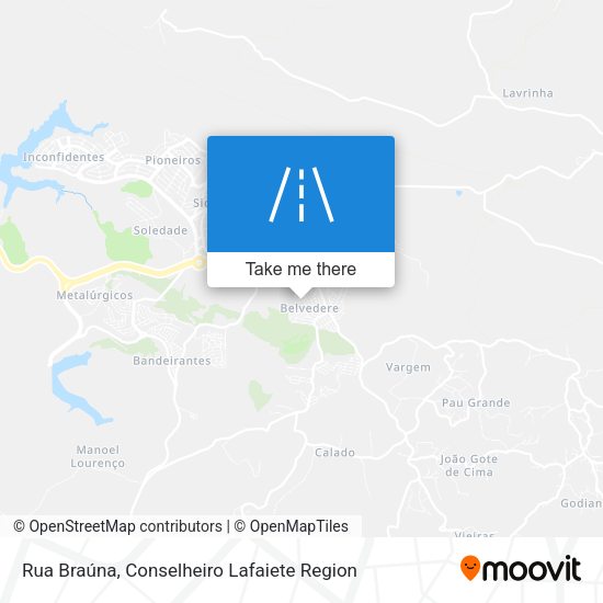 Rua Braúna map