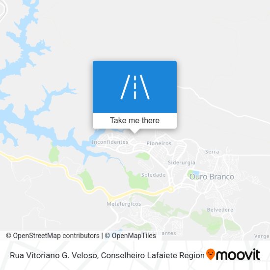 Rua Vitoriano G. Veloso map