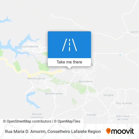 Rua Maria D. Amorim map