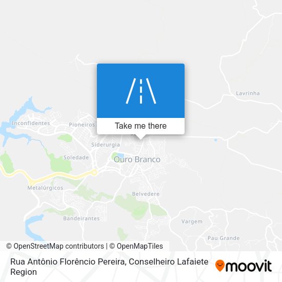 Rua Antônio Florêncio Pereira map