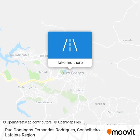 Rua Domingos Fernandes Rodrigues map