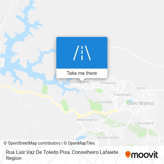 Rua Luiz Vaz De Toledo Pisa map