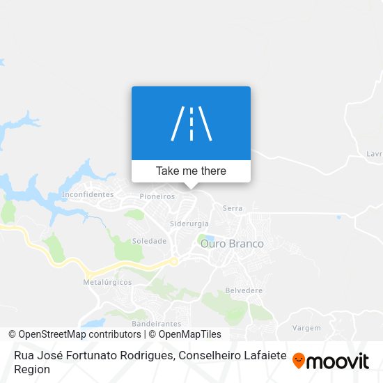 Rua José Fortunato Rodrigues map