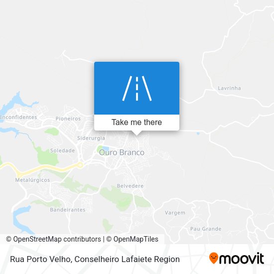 Rua Porto Velho map
