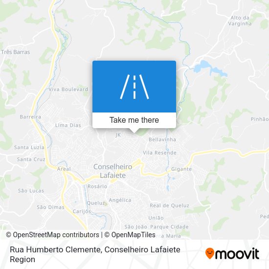 Rua Humberto Clemente map