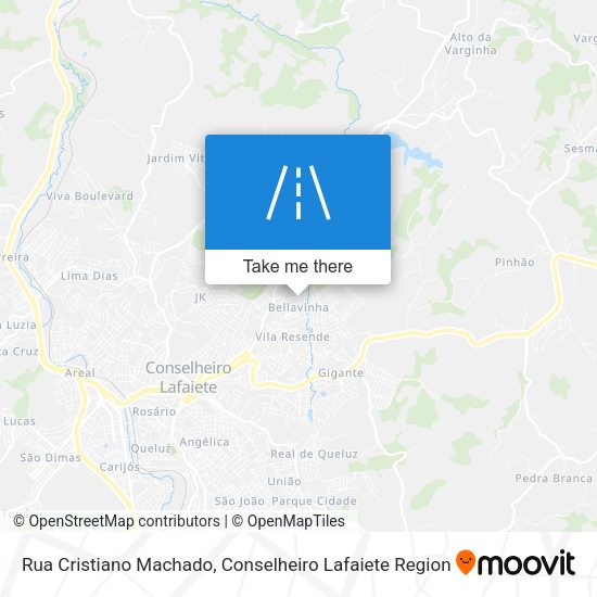 Rua Cristiano Machado map