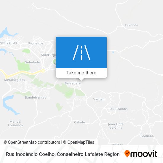 Rua Inocêncio Coelho map