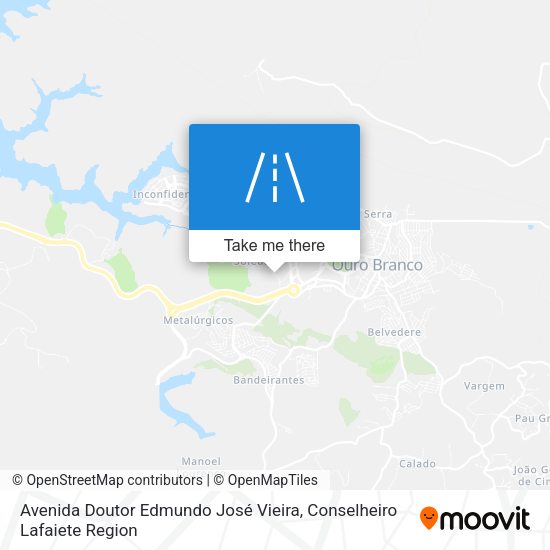 Avenida Doutor Edmundo José Vieira map