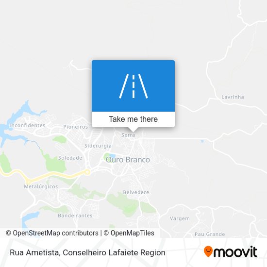 Rua Ametista map