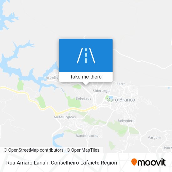 Rua Amaro Lanari map