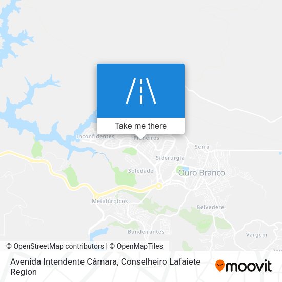Avenida Intendente Câmara map