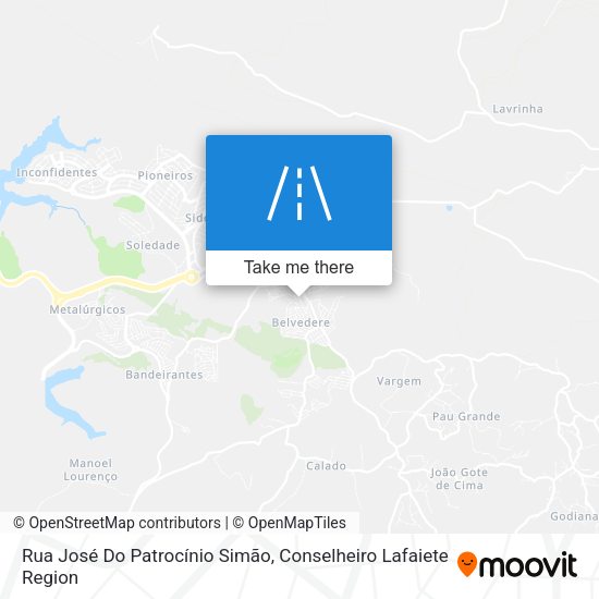 Rua José Do Patrocínio Simão map