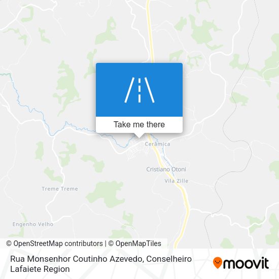 Rua Monsenhor Coutinho Azevedo map