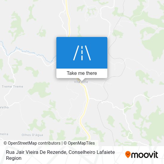 Rua Jair Vieira De Rezende map