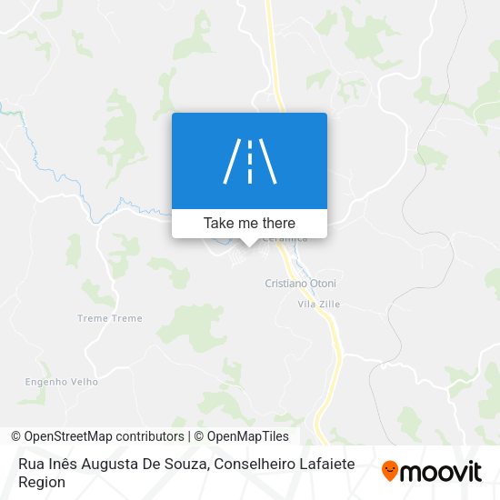 Rua Inês Augusta De Souza map