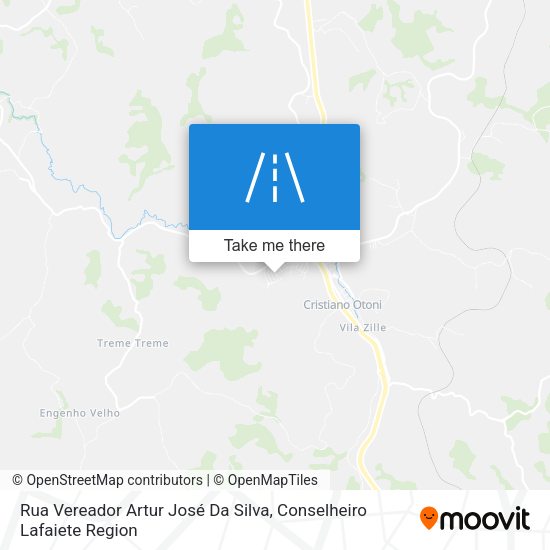 Rua Vereador Artur José Da Silva map