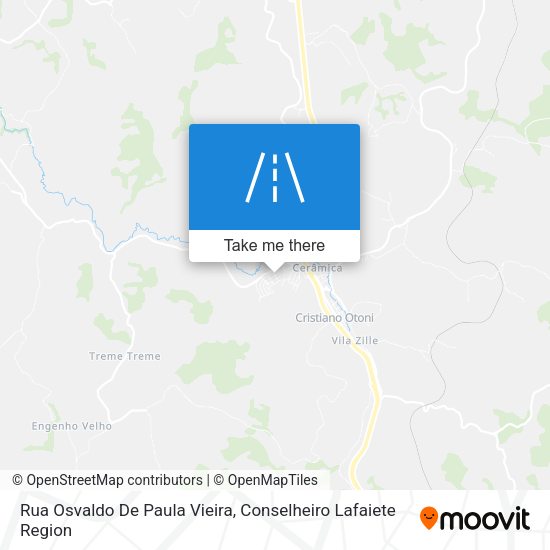 Rua Osvaldo De Paula Vieira map