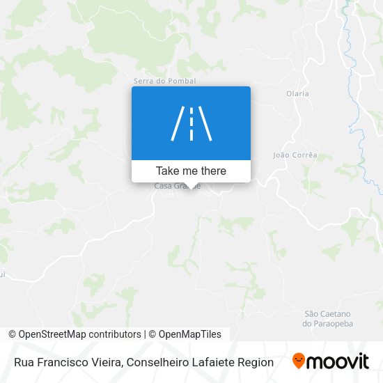 Rua Francisco Vieira map