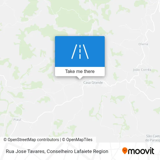 Rua Jose Tavares map
