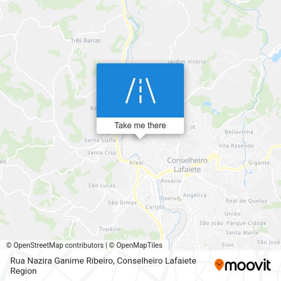 Rua Nazira Ganime Ribeiro map