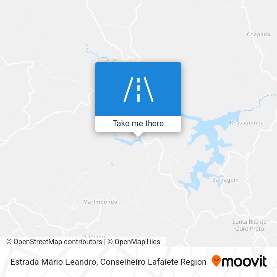 Estrada Mário Leandro map