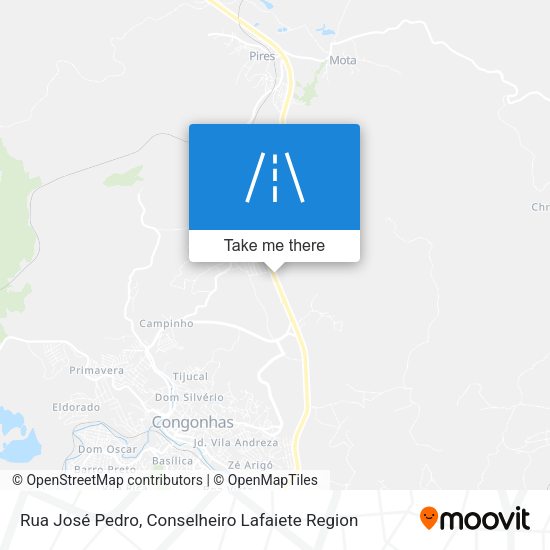 Rua José Pedro map