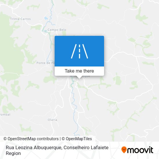 Rua Leozina Albuquerque map