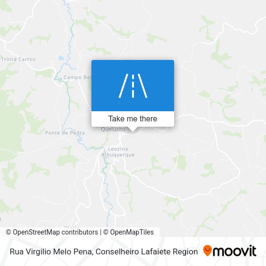 Rua Virgilio Melo Pena map