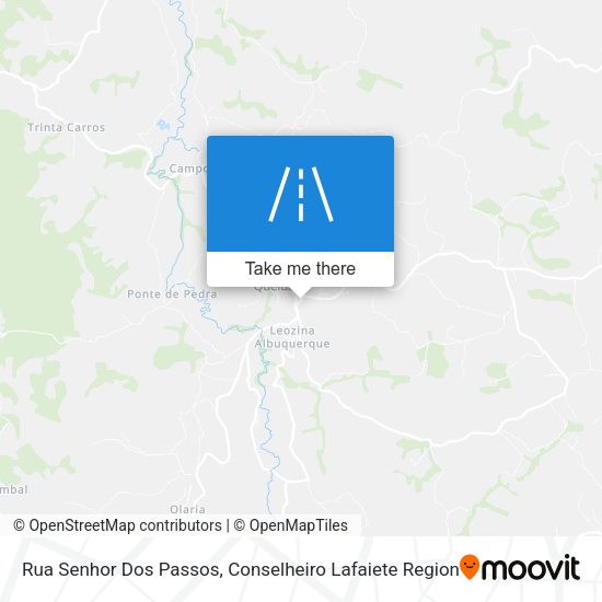 Rua Senhor Dos Passos map