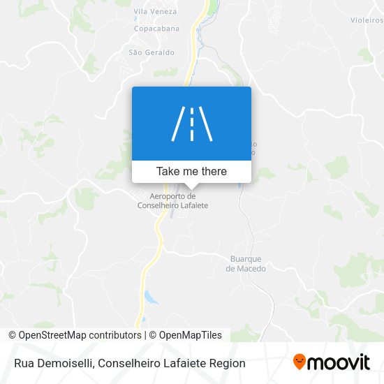 Rua Demoiselli map