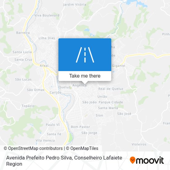 Avenida Prefeito Pedro Silva map
