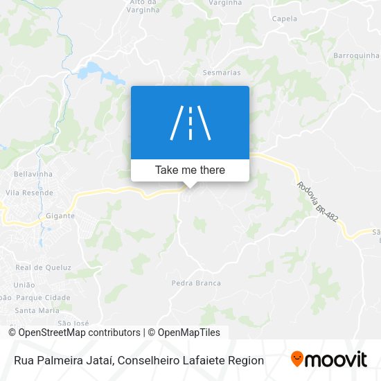 Rua Palmeira Jataí map
