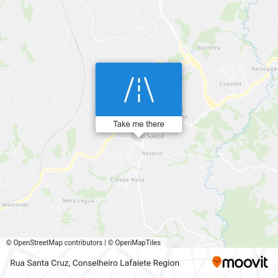 Rua Santa Cruz map