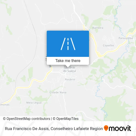 Rua Francisco De Assis map