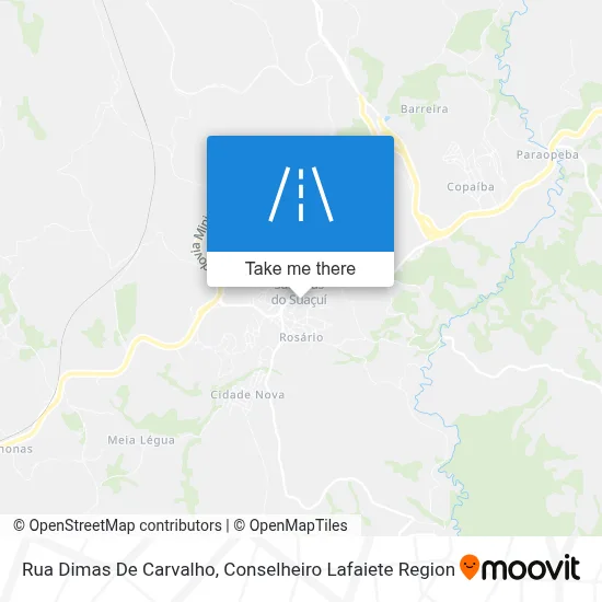 Rua Dimas De Carvalho map
