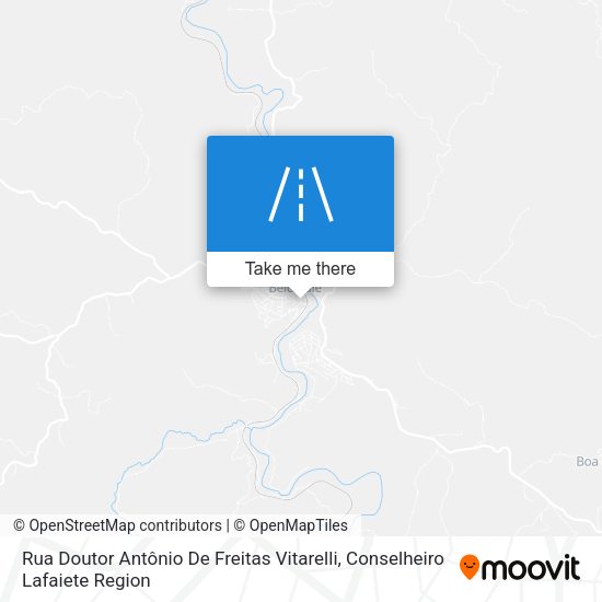 Rua Doutor Antônio De Freitas Vitarelli map