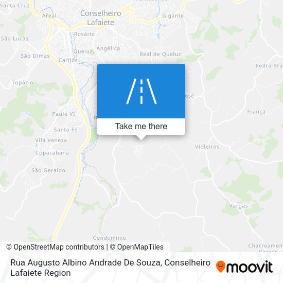 Rua Augusto Albino Andrade De Souza map