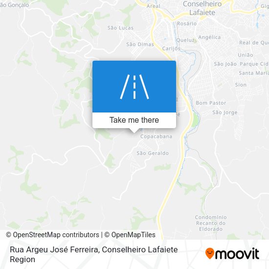Rua Argeu José Ferreira map
