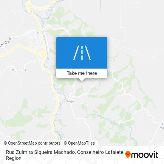 Rua Zulmira Siqueira Machado map