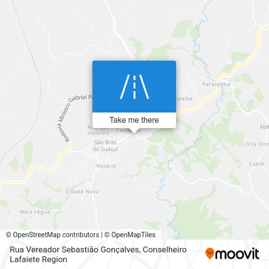 Rua Vereador Sebastião Gonçalves map