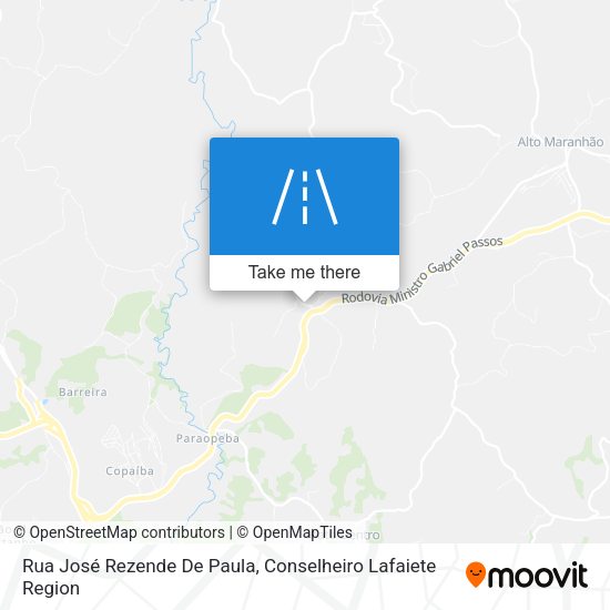 Rua José Rezende De Paula map